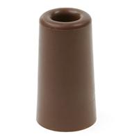 Deurbuffer / deurstopper - bruin - rubber - 75 x 40 mm - deurstop