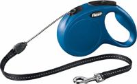 Rollijn Classic cord M 5 meter blauw - Flexi
