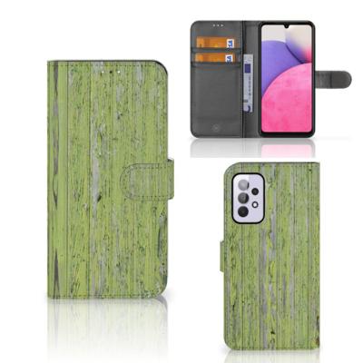 Samsung Galaxy A33 5G | Book Style Case | Green Wood