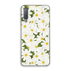 Summer Daisies: Samsung Galaxy A7 (2018) Transparant Hoesje