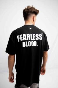 Fearless Blood Vintage T-Shirt Heren Zwart/Wit - Maat XS - Kleur: WitZwart | Soccerfanshop