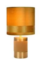 Lucide EXTRAVAGANZA FRIZZLE - Tafellamp - Ø 18 cm - 1xE14 - Geel