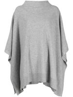 Vince poncho en cachemire à design sans manches - Gris