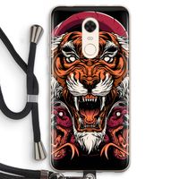 Tiger and Rattlesnakes: Xiaomi Redmi 5 Transparant Hoesje met koord Tiger and Rattlesnakes: Xiaomi Redmi 5 Transparant Hoesje met koord