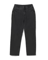 HEMA Dames Jeans Straight Fit Donkergrijs (donkergrijs)
