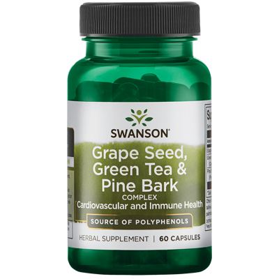 Grapeseed, Green Tea & Pine Bark | Swanson | 60ct