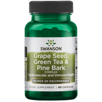 Grapeseed, Green Tea & Pine Bark | Swanson | 60ct