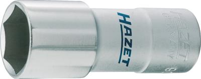 HAZET Bougiedopsleutel 900AMGT · 1/2 inch (12,5 mm) vierkant hol · Buiten-zeskant-profiel · SW 16 mm · 5/8?