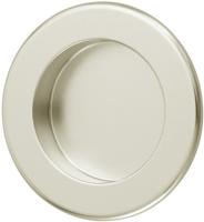 SCHUIFDEURKOM ROND 68 MM NIEUW ZILVER (4555)