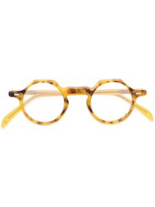 Lesca lunettes de vue Yoga à monture ronde - Jaune