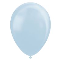 Globos Ballonnen Pearl Lichtblauw 30cm, 10st. - thumbnail