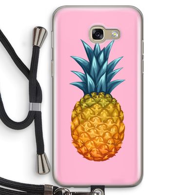 Grote ananas: Samsung Galaxy A5 (2017) Transparant Hoesje met koord