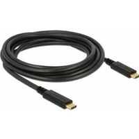 Delock 83325 USB 2.0-kabel Type-C naar Type-C 3 m PD 5 A E-Marker - thumbnail