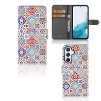 Samsung Galaxy A54 5G Bookcase Tiles Color - thumbnail