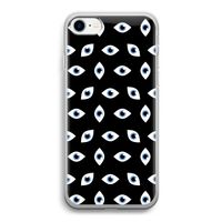 Eyes pattern: iPhone SE 2020 Transparant Hoesje Eyes pattern: iPhone SE 2020 Transparant Hoesje