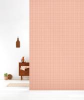 Behang Grid Rol Copperblush