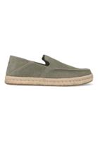 Toms Loafers Alonso Rope 10020874 Olijf Groen  maat