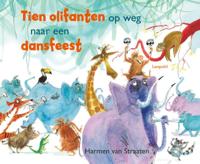 Tien olifanten op weg naar een dansfeest (Hardback)
