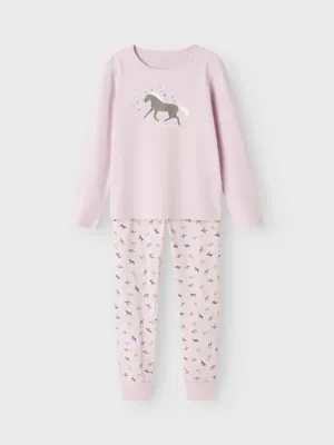 Name it kinder-meisjes pyjama katoen - Corsage Horse