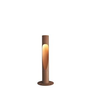 Louis Poulsen Flindt Bollard 800 Vloerlamp - 3000K Vloerplaat - geaard - NightDIM - Bruin