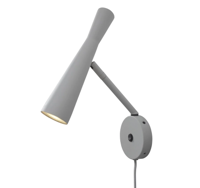 Wandlamp Bordeaux - Grijs - 10.5x26x34.5cm