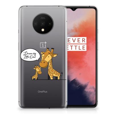 OnePlus 7T Telefoonhoesje met Naam Giraffe OnePlus 7T Telefoonhoesje met Naam Giraffe
