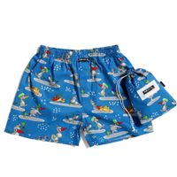 MG-1 MG-1 Wijde Kinder Kerst Boxershorts Jongens Sneeuwpop - thumbnail