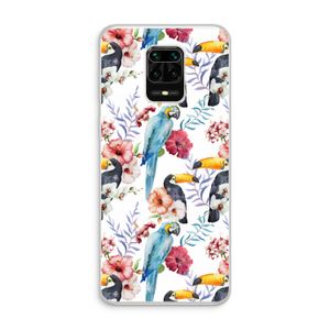 Bloemen tukan: Xiaomi Redmi Note 10 Lite Transparant Hoesje