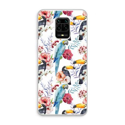 Bloemen tukan: Xiaomi Redmi Note 10 Lite Transparant Hoesje