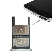 2 SIM-kaarthouder + Micro SD Card lade voor Motorola Moto Z Play(Silver)