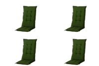 Kussen lage rug Panama groen (4 stuks) Madison - Madison