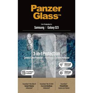 PanzerGlass (Schutz-)hülle B0433+7315 Screenprotector (glas) Samsung Galaxy S23 1 stuk(s) Anti-vingerafdruk, Antibacterieel, Krasvast