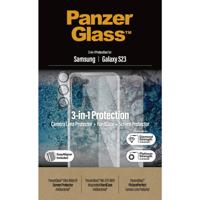 PanzerGlass (Schutz-)hülle B0433+7315 Screenprotector (glas) Samsung Galaxy S23 1 stuk(s) Anti-vingerafdruk, Antibacterieel, Krasvast PanzerGlass (Schutz-)hülle B0433+7315 Screenprotector (glas) Samsung Galaxy S23 1 stuk(s) Anti-vingerafdruk, Antibacterieel, Krasvast