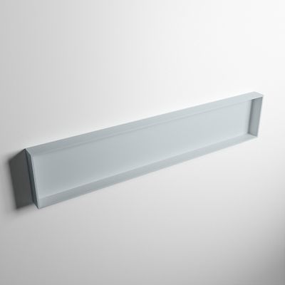 MONDIAZ EASY Nis 149,5x29,5cm in solid surface kleur Clay | Clay. 1 vak geschikt voor in- of opbouw