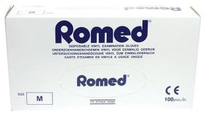 Romed Vinyl Handschoenen Gepoederd