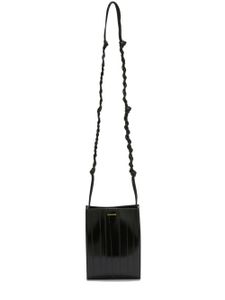 Jil Sander sac porté épaule Small Tangle en cuir - Noir