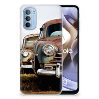 Motorola Moto G31 | G41 | Siliconen hoesje | met foto Vintage Auto