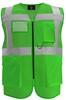 Korntex KX808 Multifunctional Hi-Vis Mesh-Vest Athens - Green - XXL