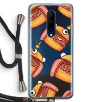 Hamburger: OnePlus 7 Pro Transparant Hoesje met koord