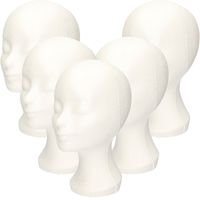 12x Piepschuim hoofd 30 cm 12x Piepschuim hoofd 30 cm