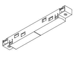 Modular - Pista Track 48V Electrical Connection 180 Zwart structuur