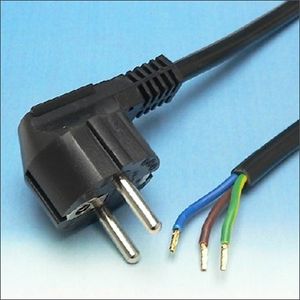 HAKA AANSL 3X0.75 3M ZW AANSLUITSN 70G3M ZW PVC
