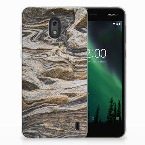 Nokia 2 TPU Siliconen Hoesje Steen