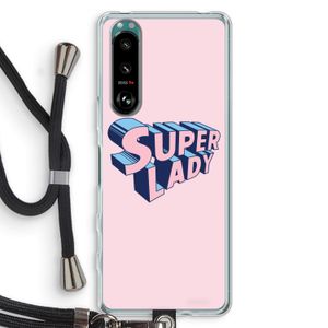 Superlady: Sony Xperia 5 III Transparant Hoesje met koord
