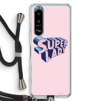 Superlady: Sony Xperia 5 III Transparant Hoesje met koord