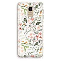 Sweet little flowers: Samsung Galaxy J6 (2018) Transparant Hoesje