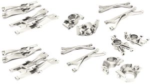 Integy Billet Machined Suspension Conversion Kit Silver - X-Maxx