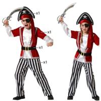 Kostuums voor Kinderen Multicolour Piraten Maat 10-12 Jaar