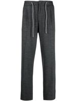 Corneliani pantalon à lien de resserrage - Gris