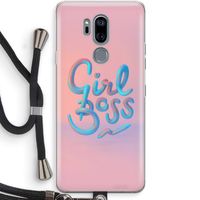 Girl boss: LG G7 Thinq Transparant Hoesje met koord